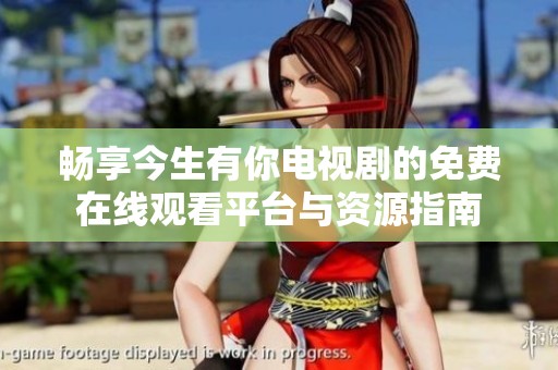畅享今生有你电视剧的免费在线观看平台与资源指南