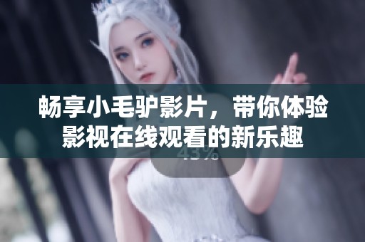 畅享小毛驴影片，带你体验影视在线观看的新乐趣