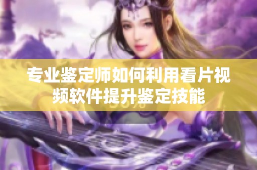 专业鉴定师如何利用看片视频软件提升鉴定技能