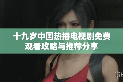 十九岁中国热播电视剧免费观看攻略与推荐分享