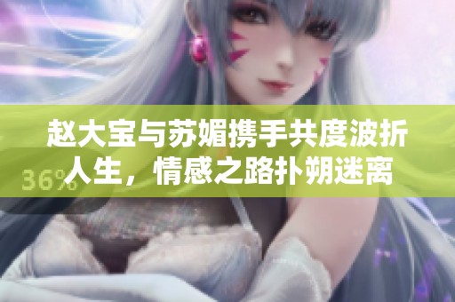 赵大宝与苏媚携手共度波折人生，情感之路扑朔迷离