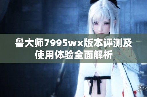 鲁大师7995wx版本评测及使用体验全面解析