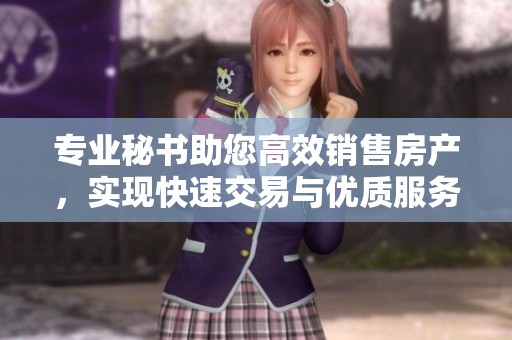 专业秘书助您高效销售房产，实现快速交易与优质服务