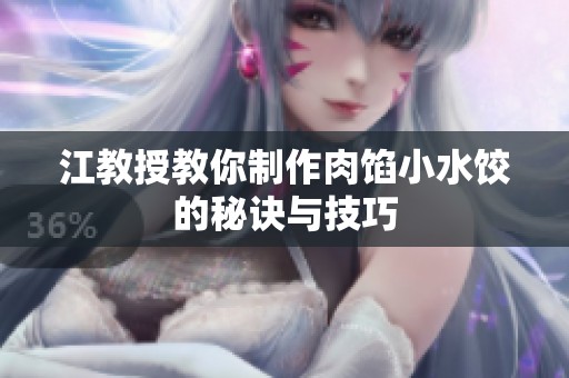 江教授教你制作肉馅小水饺的秘诀与技巧