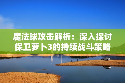 魔法球攻击解析：深入探讨保卫萝卜3的持续战斗策略