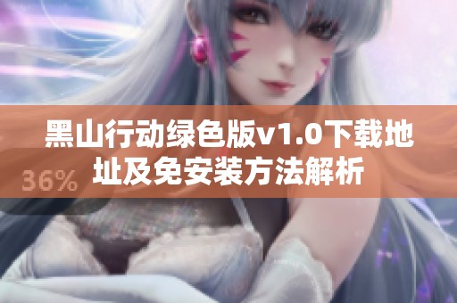 黑山行动绿色版v1.0下载地址及免安装方法解析