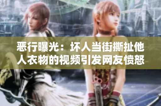 恶行曝光：坏人当街撕扯他人衣物的视频引发网友愤怒