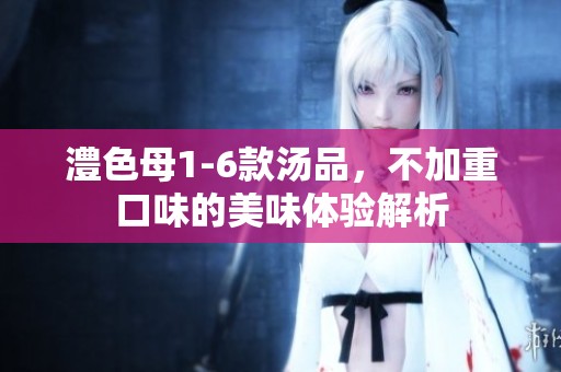 澧色母1-6款汤品，不加重口味的美味体验解析
