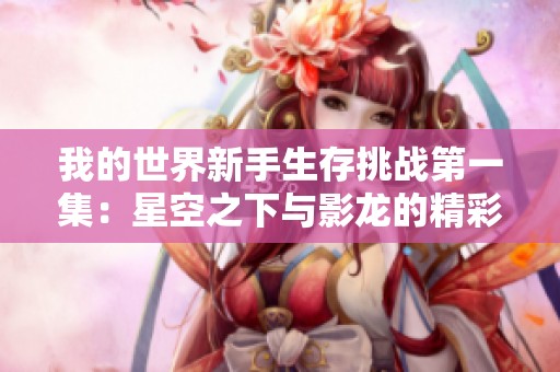 我的世界新手生存挑战第一集：星空之下与影龙的精彩冒险