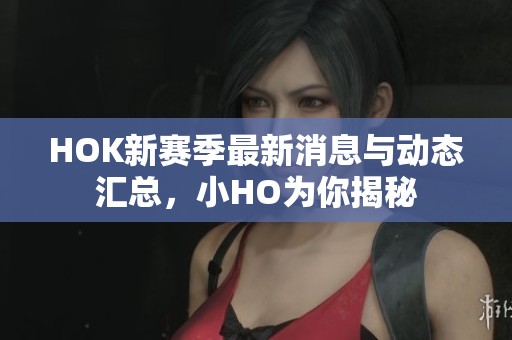 HOK新赛季最新消息与动态汇总，小HO为你揭秘
