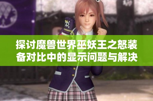 探讨魔兽世界巫妖王之怒装备对比中的显示问题与解决方案