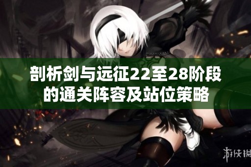 剖析剑与远征22至28阶段的通关阵容及站位策略