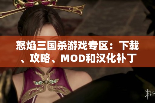 怒焰三国杀游戏专区：下载、攻略、MOD和汉化补丁全攻略
