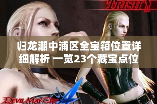 归龙潮中浦区全宝箱位置详细解析 一览23个藏宝点位