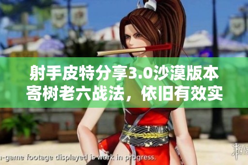 射手皮特分享3.0沙漠版本寄树老六战法，依旧有效实用