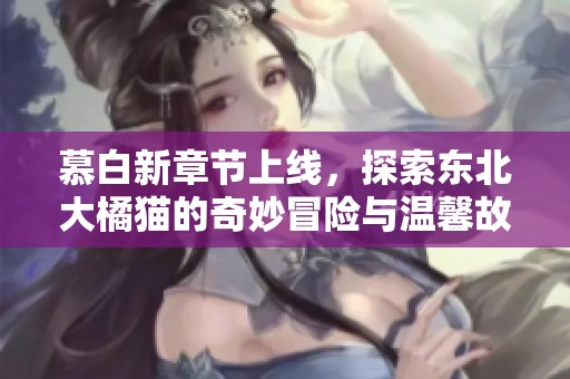 慕白新章节上线，探索东北大橘猫的奇妙冒险与温馨故事