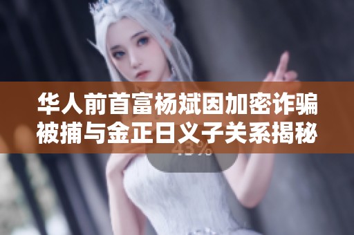 华人前首富杨斌因加密诈骗被捕与金正日义子关系揭秘