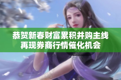 恭贺新春财富累积并购主线再现券商行情催化机会