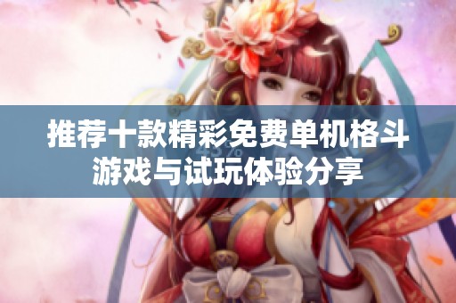 推荐十款精彩免费单机格斗游戏与试玩体验分享