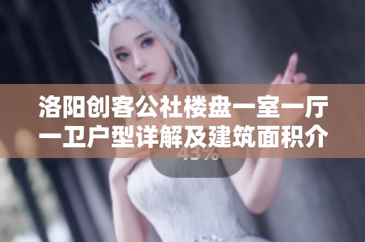 洛阳创客公社楼盘一室一厅一卫户型详解及建筑面积介绍