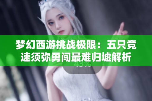 梦幻西游挑战极限：五只竞速须弥勇闯最难归墟解析