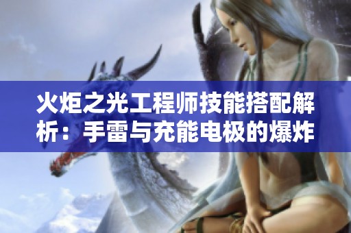 火炬之光工程师技能搭配解析：手雷与充能电极的爆炸伤害攻略