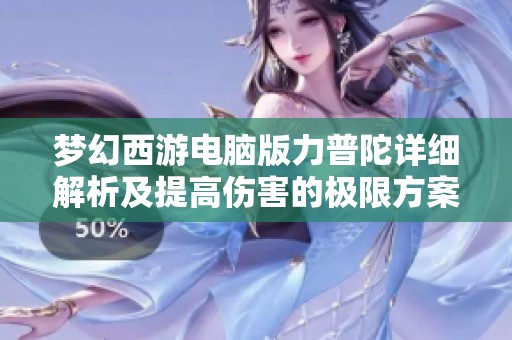 梦幻西游电脑版力普陀详细解析及提高伤害的极限方案