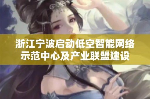 浙江宁波启动低空智能网络示范中心及产业联盟建设