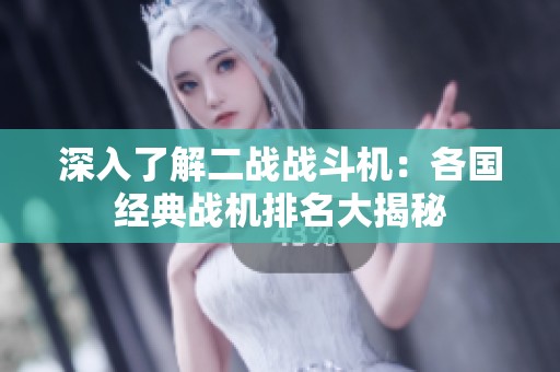 深入了解二战战斗机：各国经典战机排名大揭秘