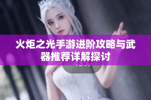 火炬之光手游进阶攻略与武器推荐详解探讨