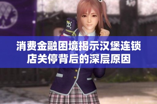 消费金融困境揭示汉堡连锁店关停背后的深层原因