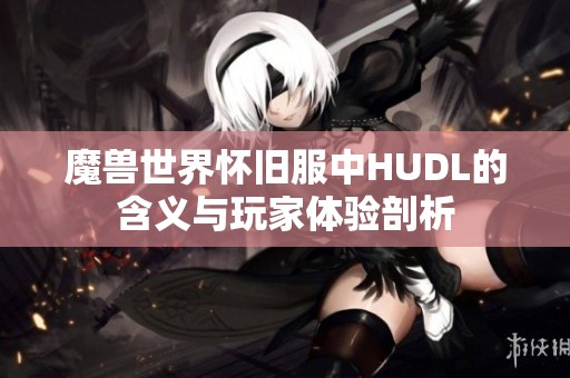 魔兽世界怀旧服中HUDL的含义与玩家体验剖析