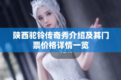 陕西驼铃传奇秀介绍及其门票价格详情一览