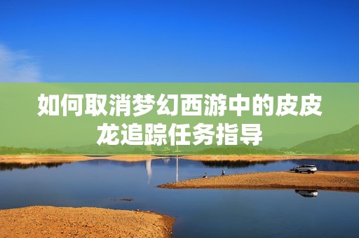 如何取消梦幻西游中的皮皮龙追踪任务指导