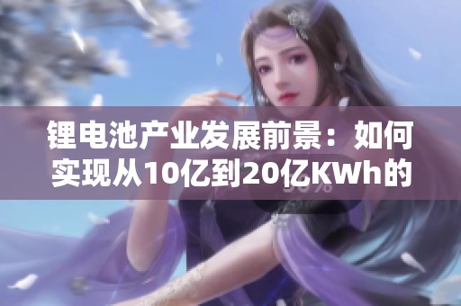 锂电池产业发展前景：如何实现从10亿到20亿KWh的突破性增长