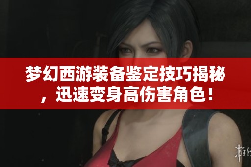 梦幻西游装备鉴定技巧揭秘，迅速变身高伤害角色！