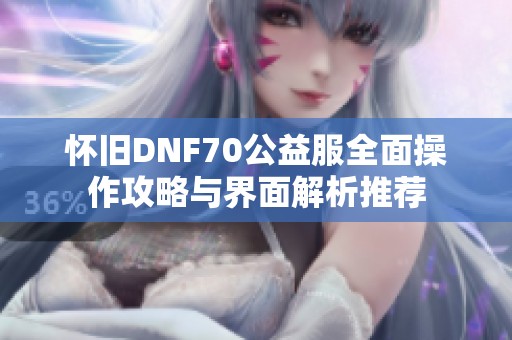 怀旧DNF70公益服全面操作攻略与界面解析推荐